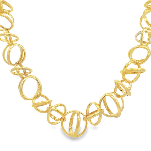 Pre-Owned Fred Paris Planète Collection 18K Yellow Gold Necklace