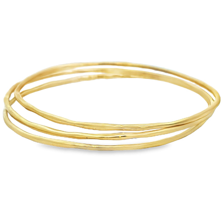 Pre-Owned Ippolita 18K Yellow Gold Free-Form Bangle Bracelet