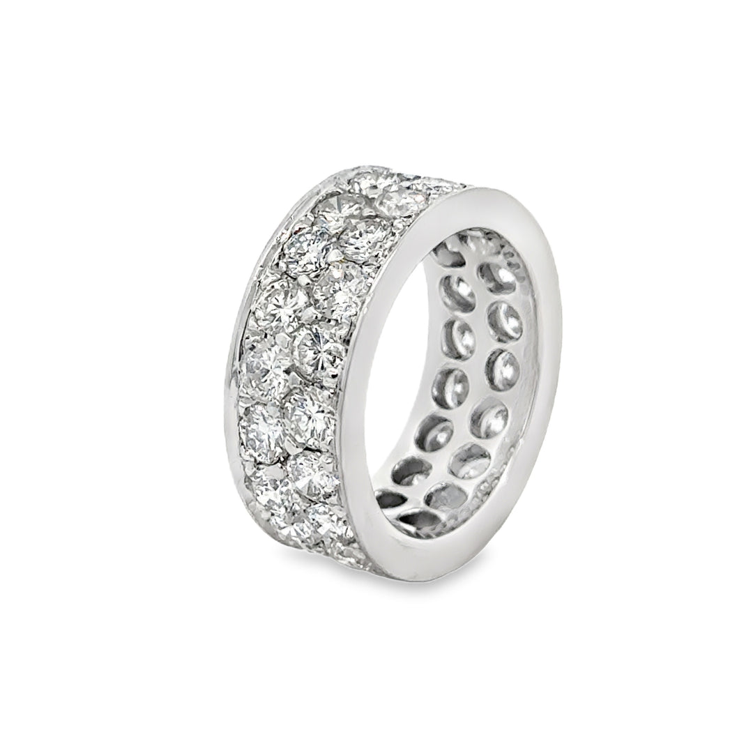 6.29 CTW Diamond Platinum Band Ring