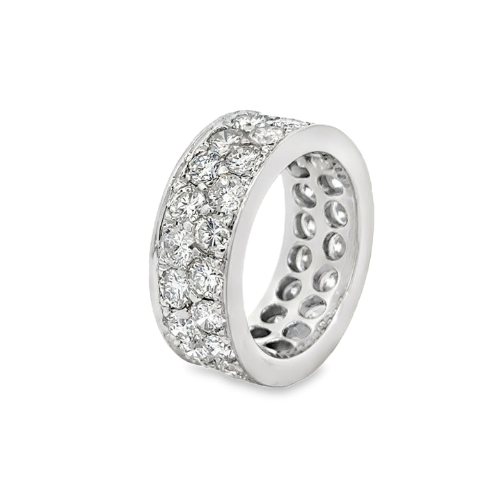6.29 CTW Diamond Platinum Band Ring