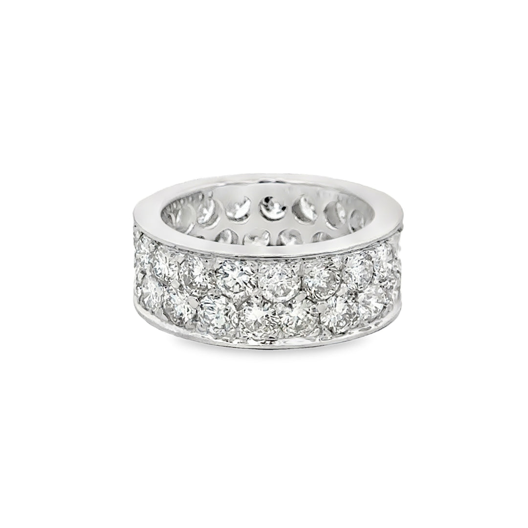 6.29 CTW Diamond Platinum Band Ring