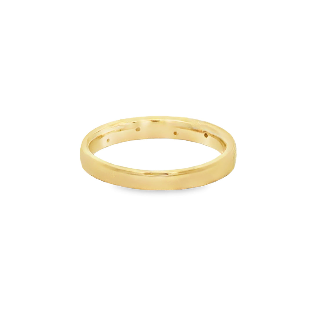 0.05 CTW Diamond 14K Yellow Gold Band