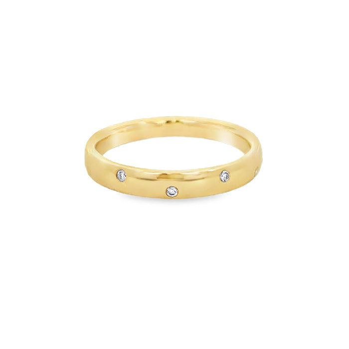 0.05 CTW Diamond 14K Yellow Gold Band