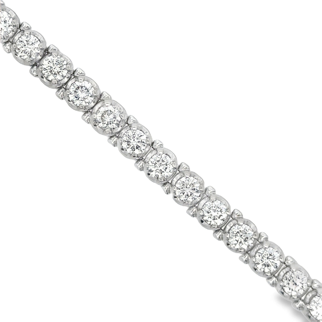 6.00 CTW Diamond 14K White Gold Tennis Bracelet