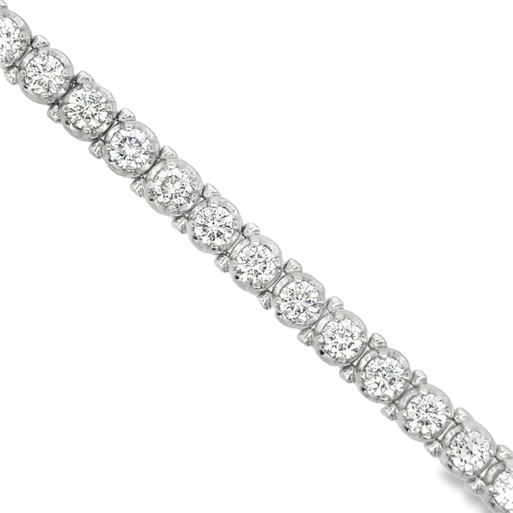 6.00 CTW Diamond 14K White Gold Tennis Bracelet