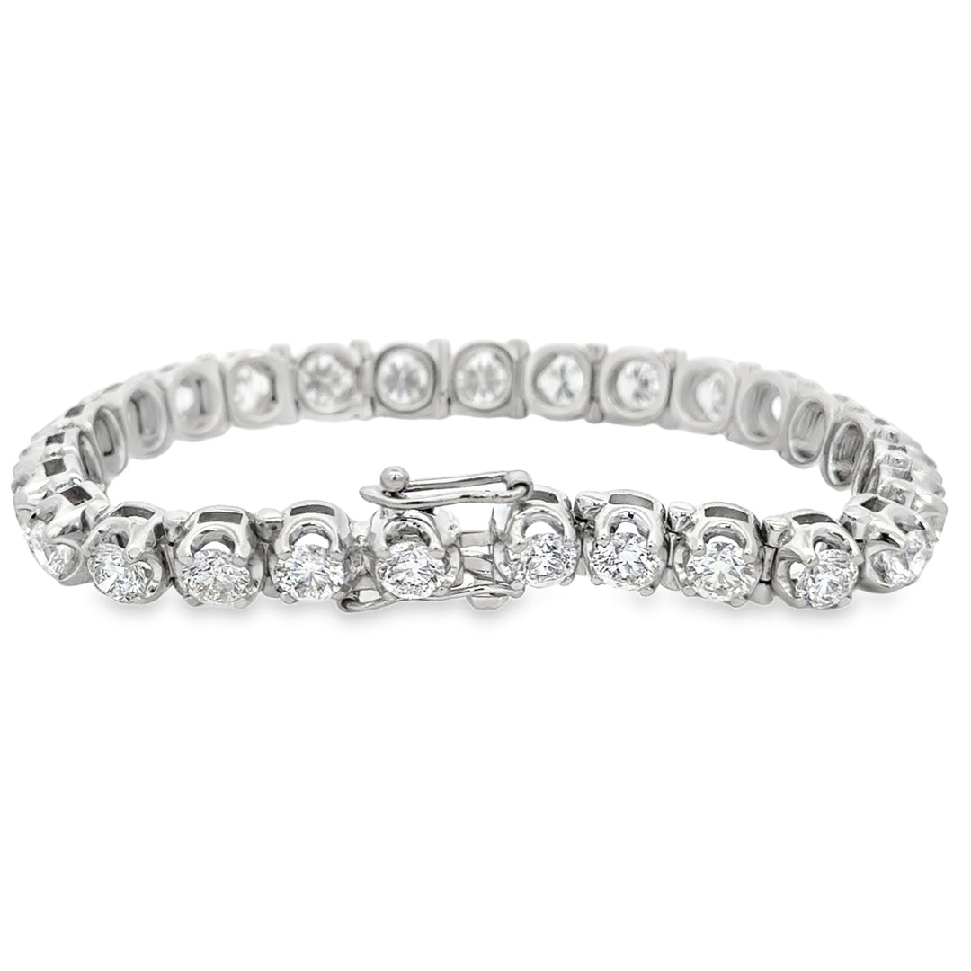 6.00 CTW Diamond 14K White Gold Tennis Bracelet