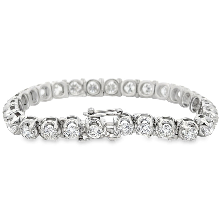 6.00 CTW Diamond 14K White Gold Tennis Bracelet