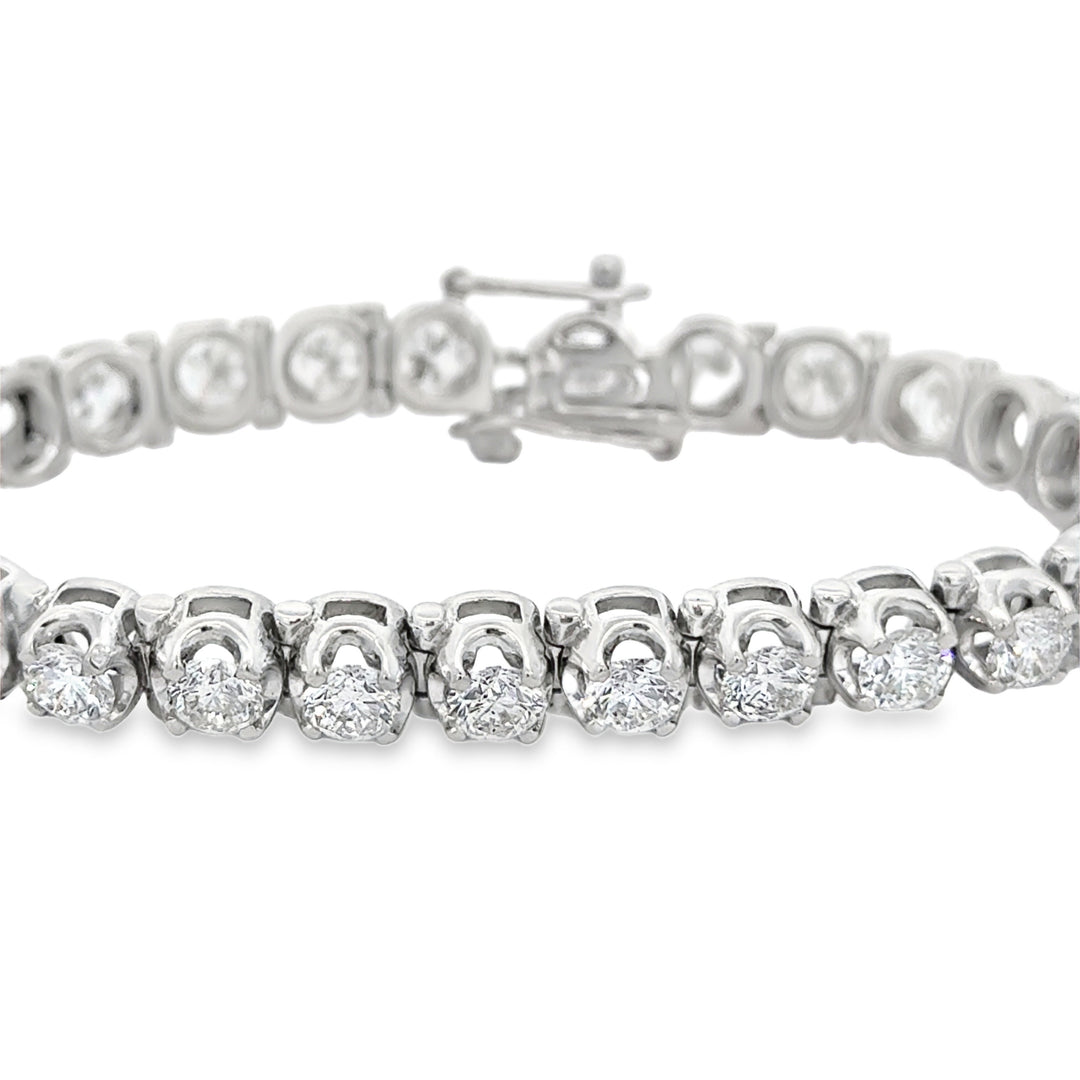 6.00 CTW Diamond 14K White Gold Tennis Bracelet
