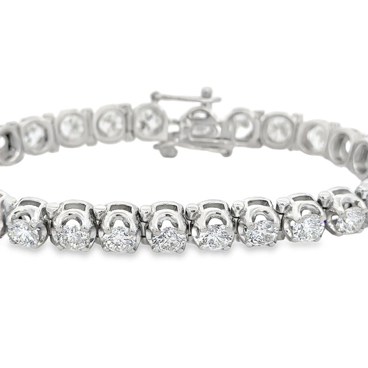 6.00 CTW Diamond 14K White Gold Tennis Bracelet