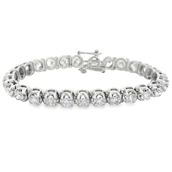 6.00 CTW Diamond 14K White Gold Tennis Bracelet