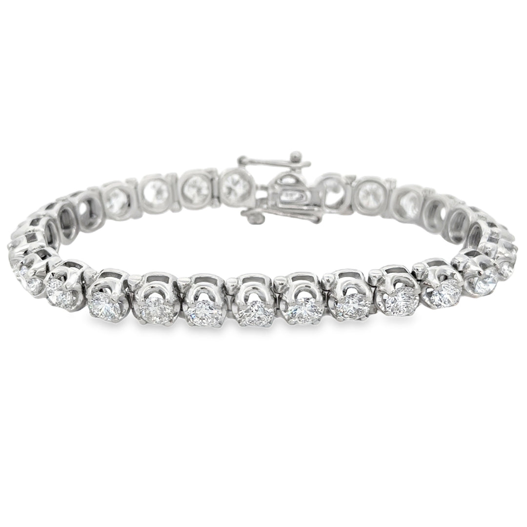 6.00 CTW Diamond 14K White Gold Tennis Bracelet