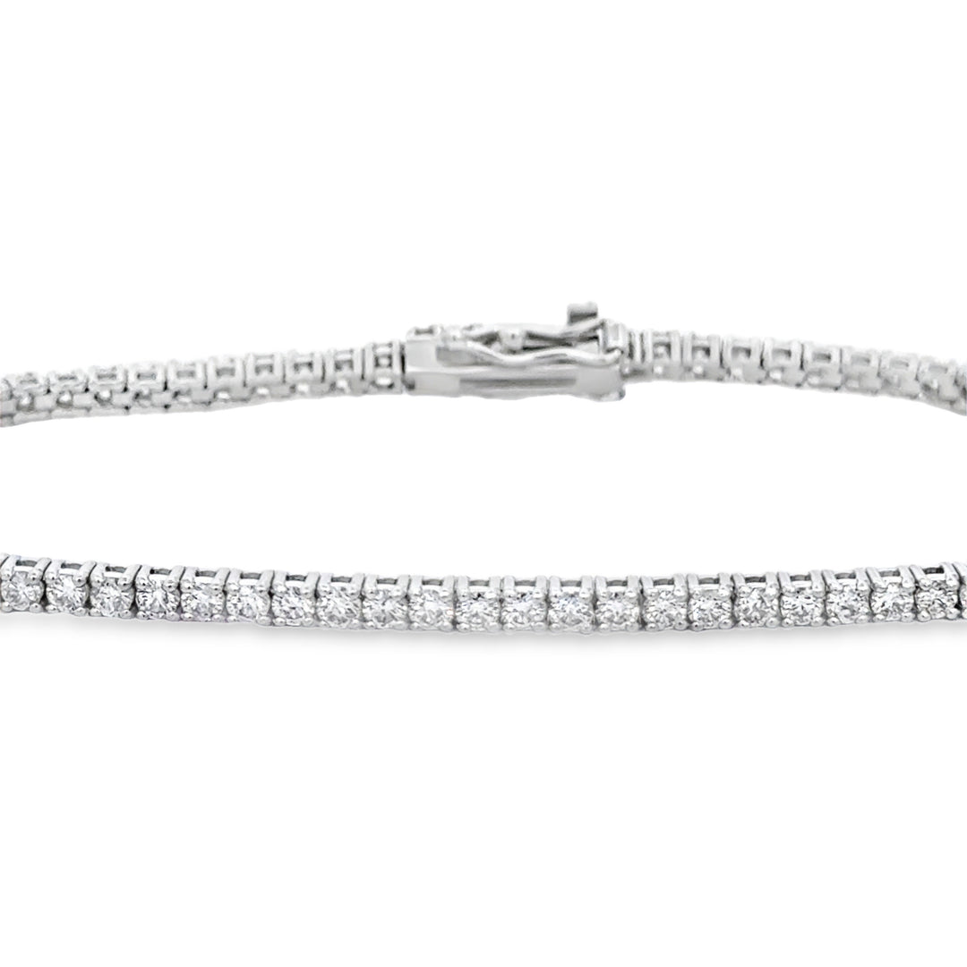 2.25 CTW Diamond 14K White Gold Tennis Bracelet