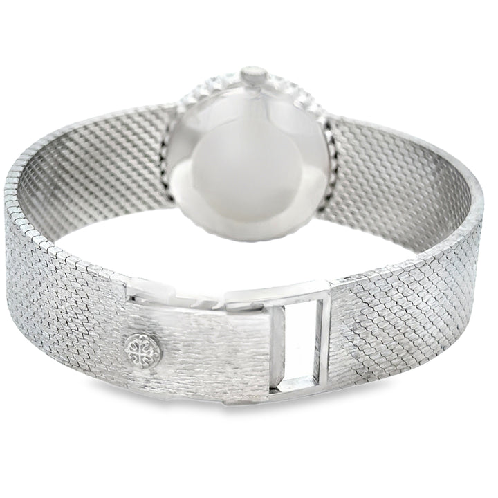 Pre-Owned Patek Philippe Approx. 0.75 CTW Diamond 18K White Gold Women&