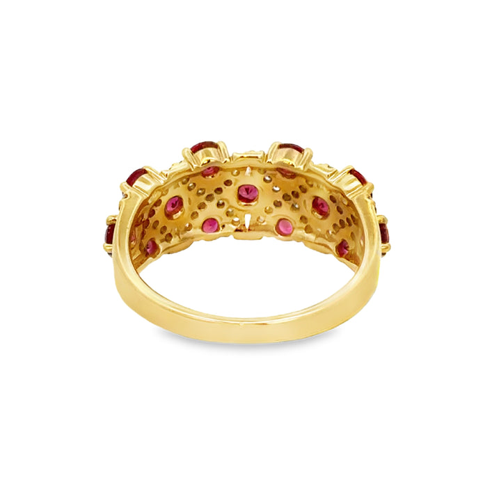 1.52 CTW Ruby & .33 CTW Diamond 14K Yellow Gold Ring