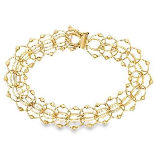 14K Yellow Gold Charm Bracelet