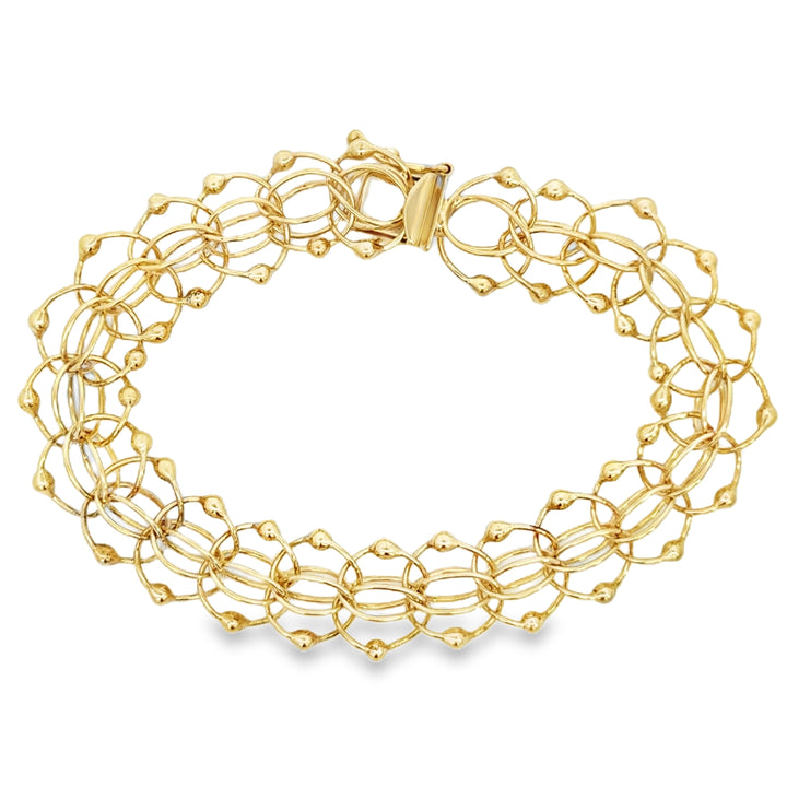 14K Yellow Gold Charm Bracelet