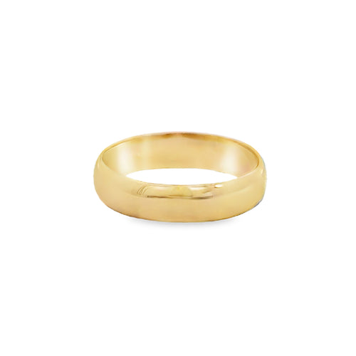 22K Yellow Gold Men's Wedding Band