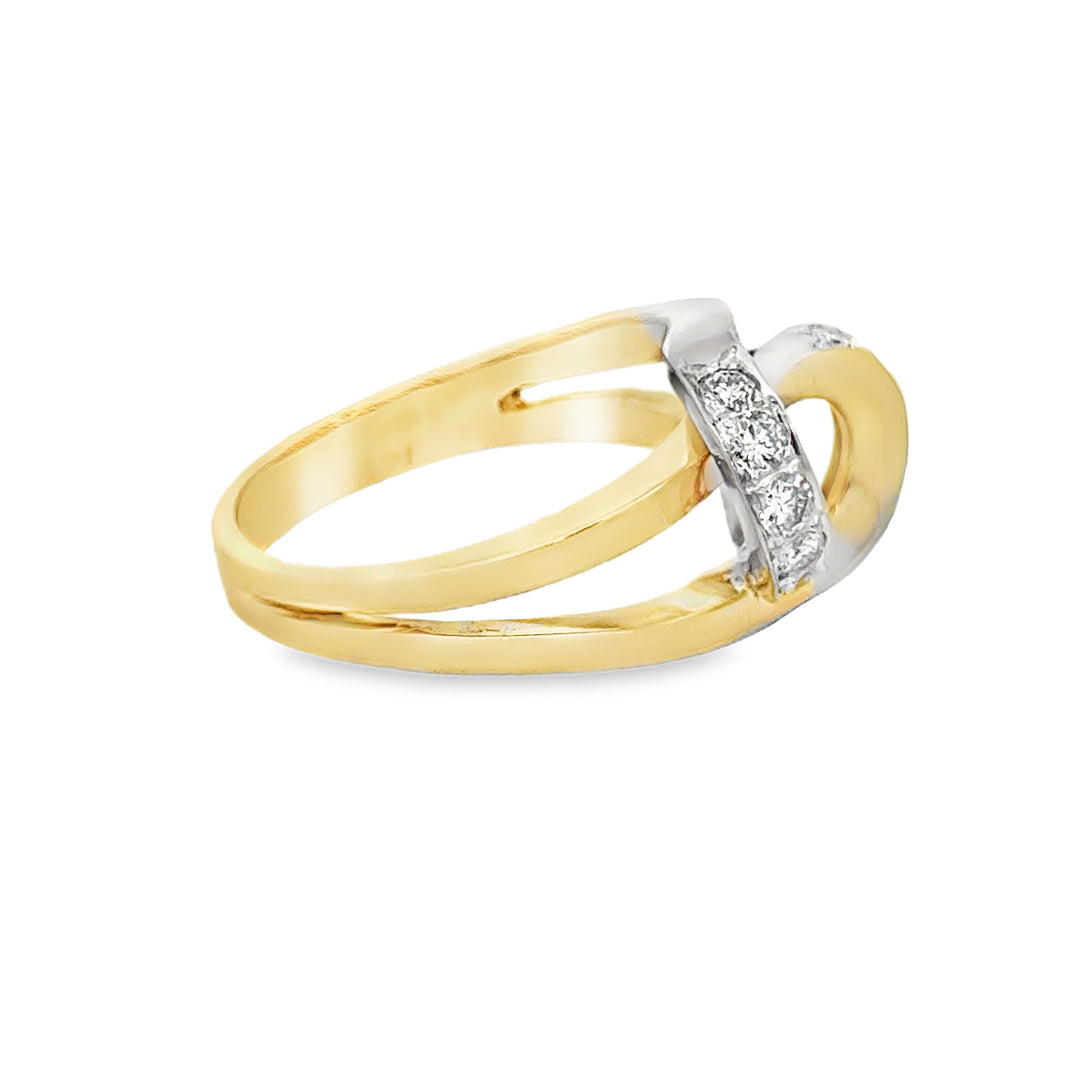0.30 CTW Diamond 14K Yellow Gold Ring