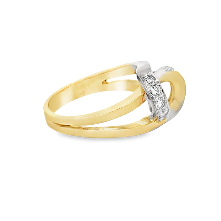 0.30 CTW Diamond 14K Yellow Gold Ring