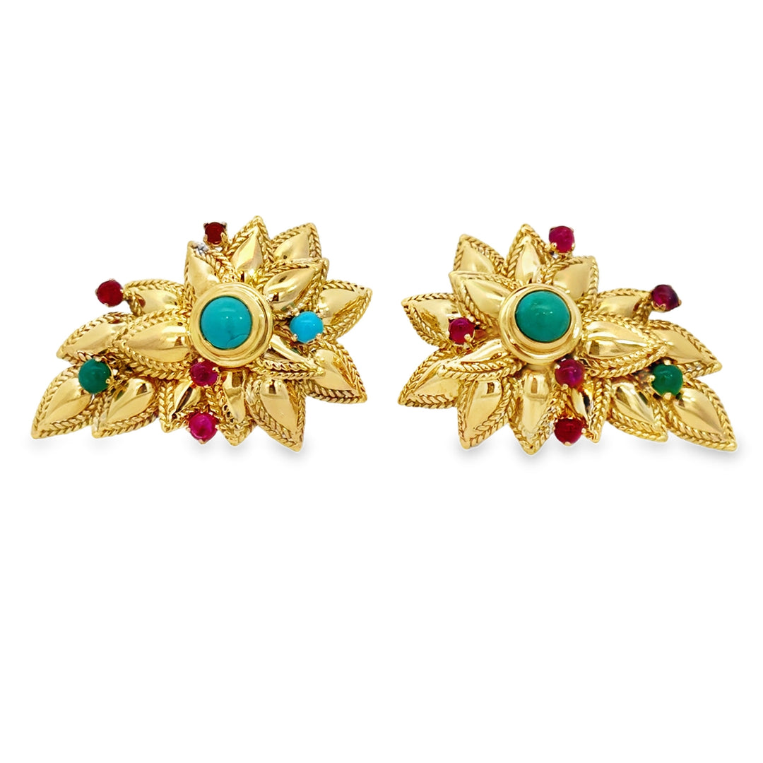 Colored Stone Earring