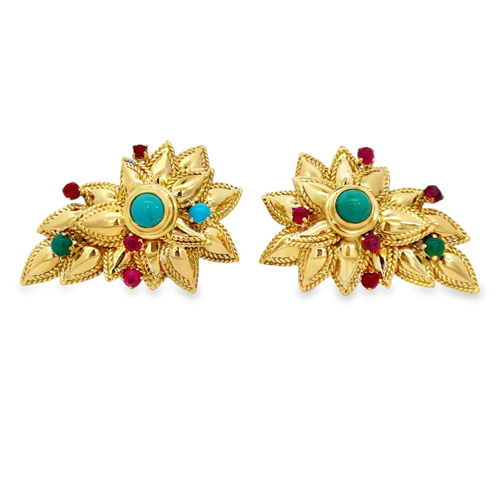 Colored Stone Earring