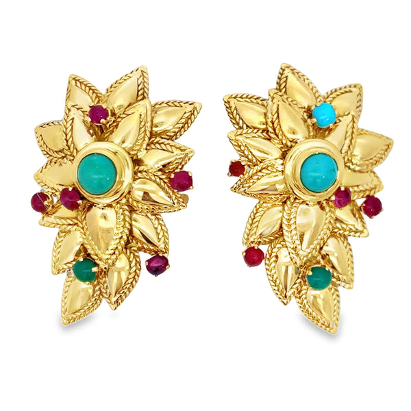 Colored Stone Earring
