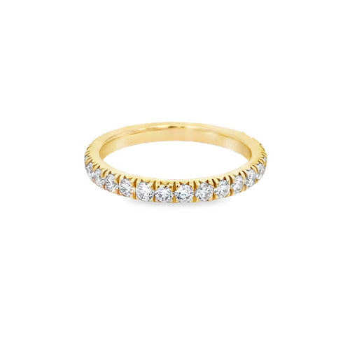 0.60 CTW Diamond 14K Yellow Gold Band Ring