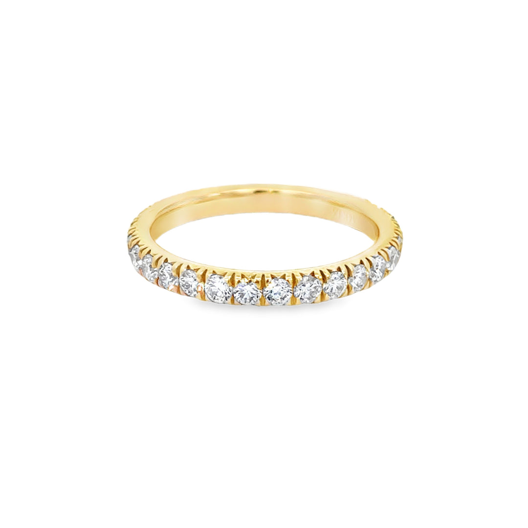0.60 CTW Diamond 14K Yellow Gold Band Ring