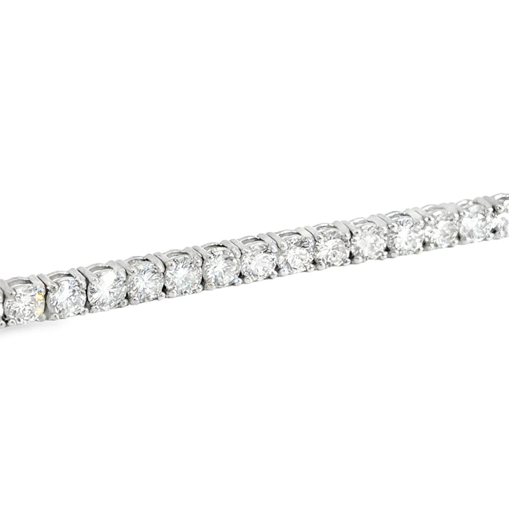 6.31 CTW Round Diamond 14K White Gold Bracelet