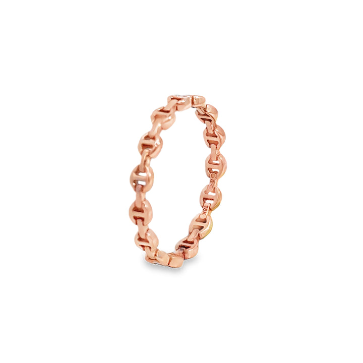 Hoorsenbuhs 18K Rose Gold Link Band Ring