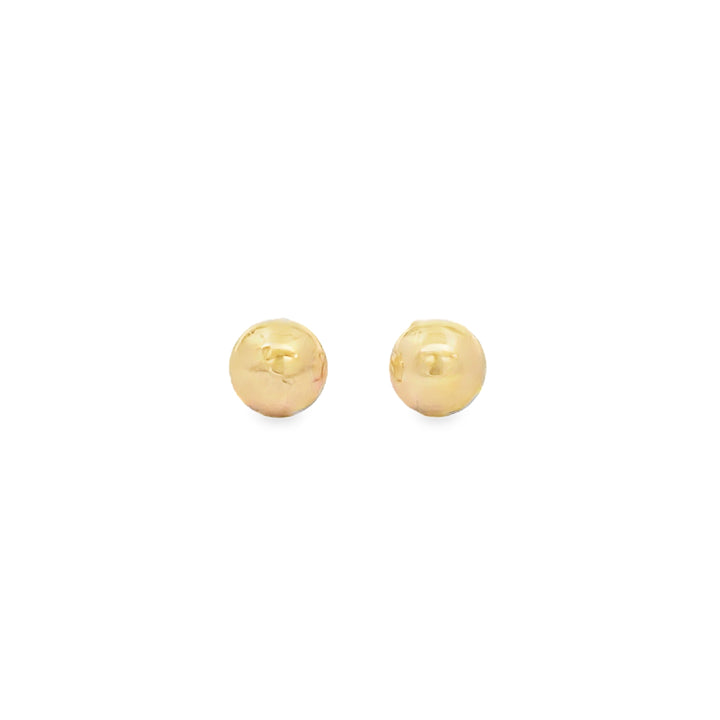 14K Yellow Gold 5mm Ball Stud Earrings