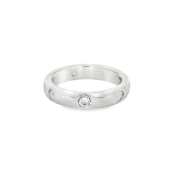 0.40 CTW Diamond Platinum Band