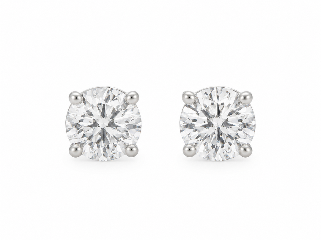 Legacy Diamond Stud Collection 1.50 CTW GIA Certified Diamond Stud Earrings in Platinum