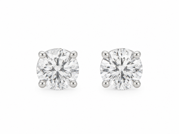 Legacy Diamond Stud Collection 1.50 CTW GIA Certified Diamond Stud Earrings in Platinum