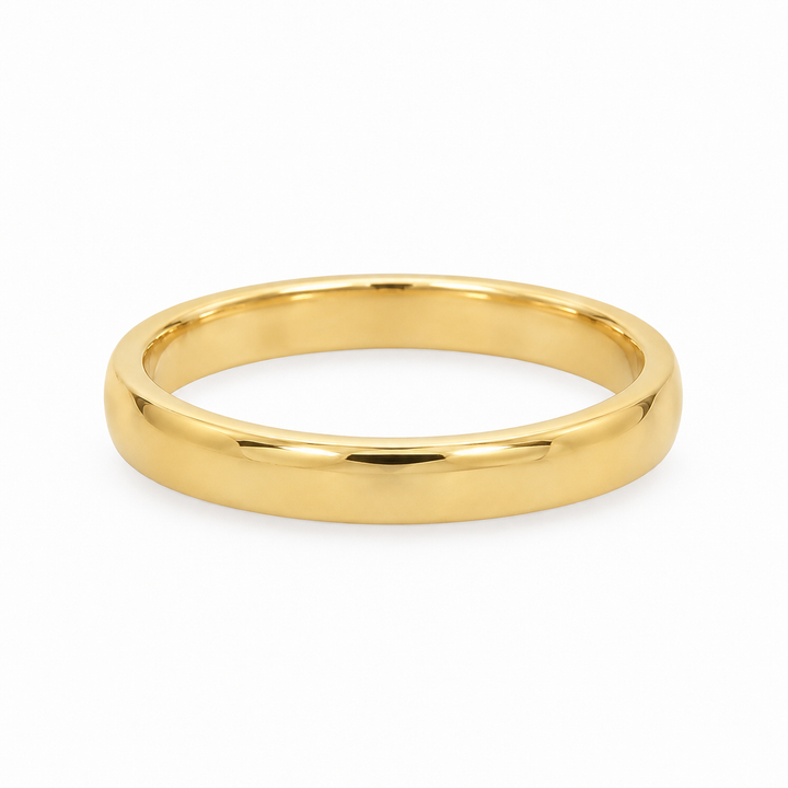 18K Yellow Gold 2.8mm Wedding Band