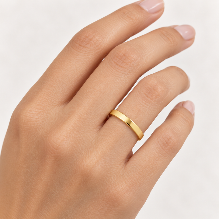 14K Yellow Gold 3mm Wedding Band