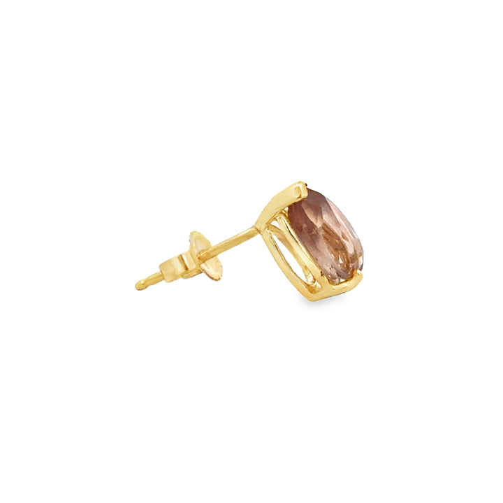 Morganite Pear-Shaped 14K Yellow Gold Stud Earrings
HTML Version