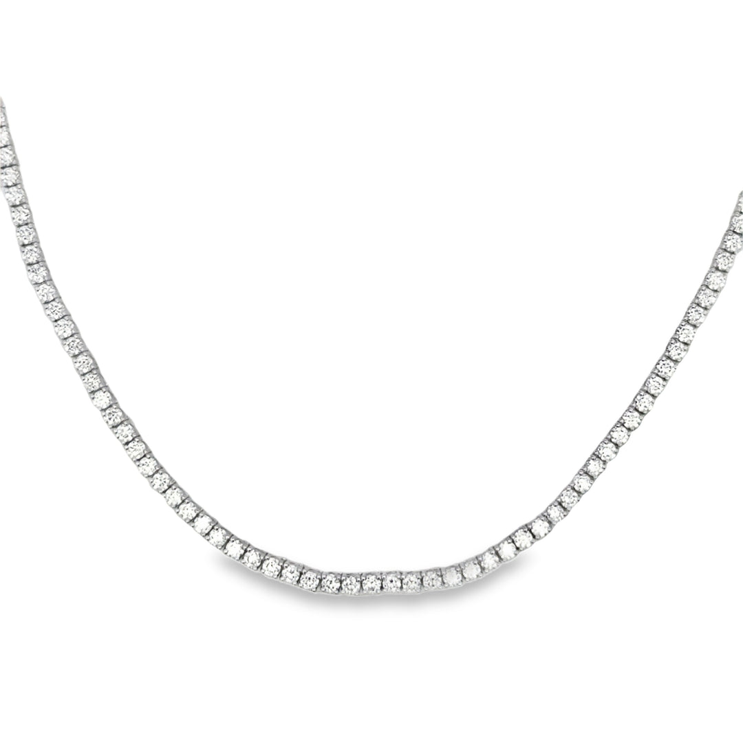 5.00 CTW Diamond 14K White Gold Tennis Necklace