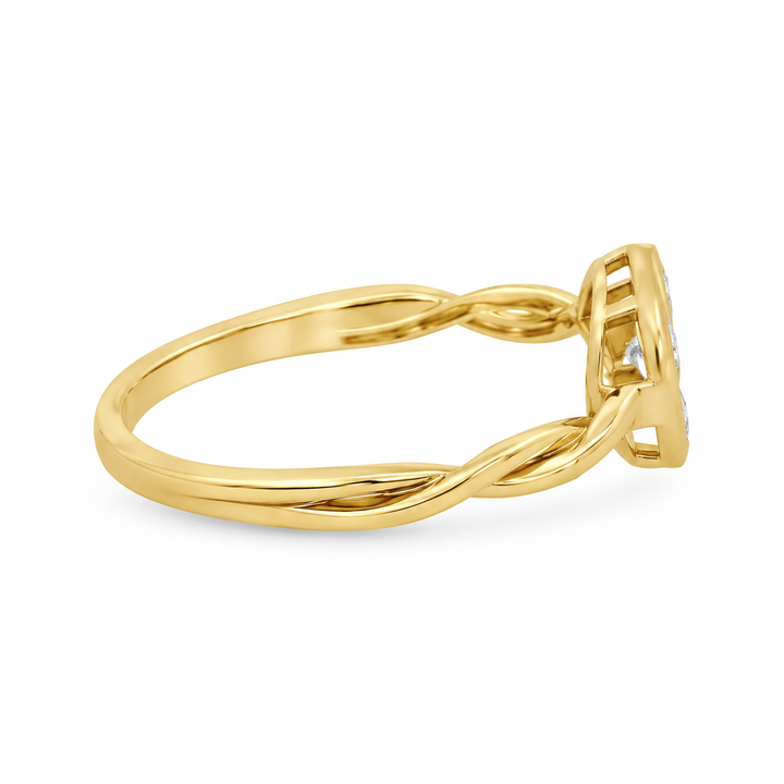 0.50 CTW Multi-Shape Diamond 14K Yellow Gold Ring