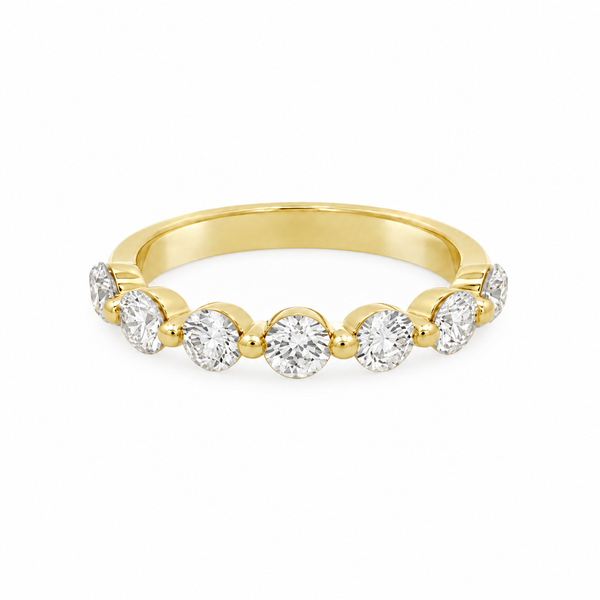 1.02 CTW Diamond 14K Yellow Gold Shared Prong Band