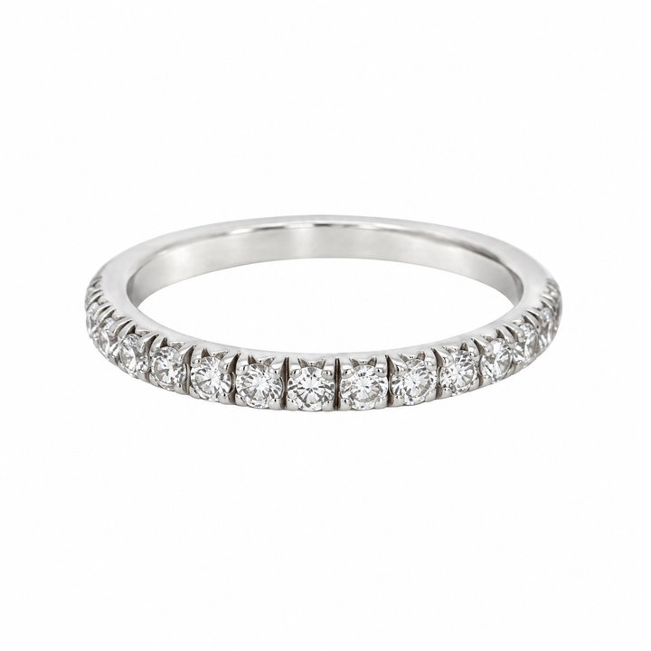 0.60 CTW Diamond 14K White Gold Band Ring