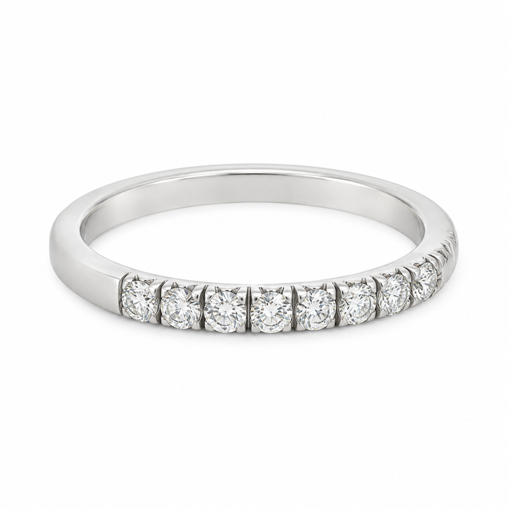 0.60 CTW Diamond 14K White Gold Band Ring