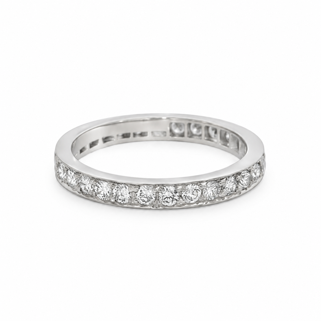 Pre-Owned Tiffany &amp; Co. Approx. 0.75 CTW Diamond Platinum Eternity Band