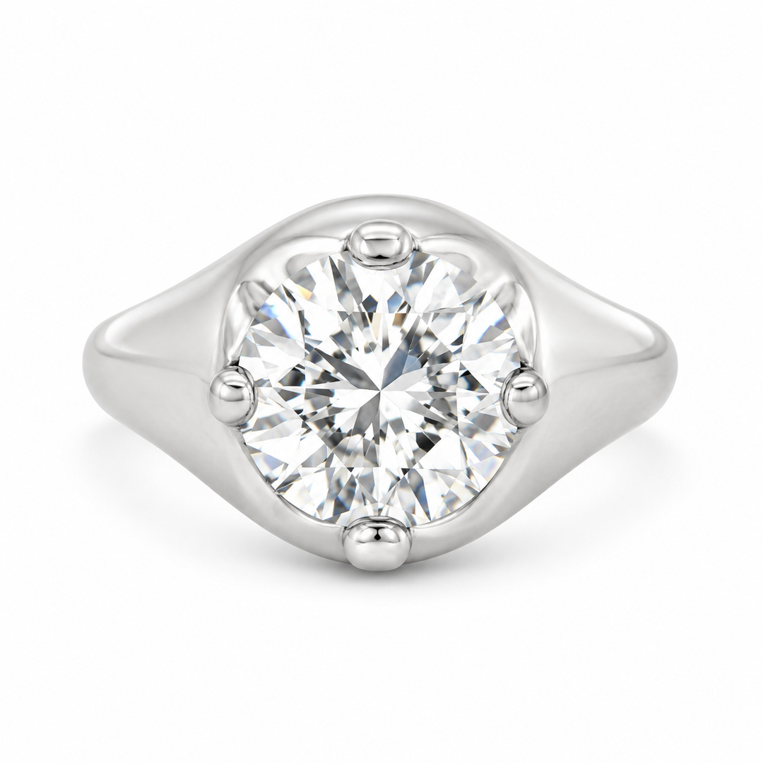 Pre-Owned Bulgari 3.00 CTW Diamond Platinum Engagement Ring