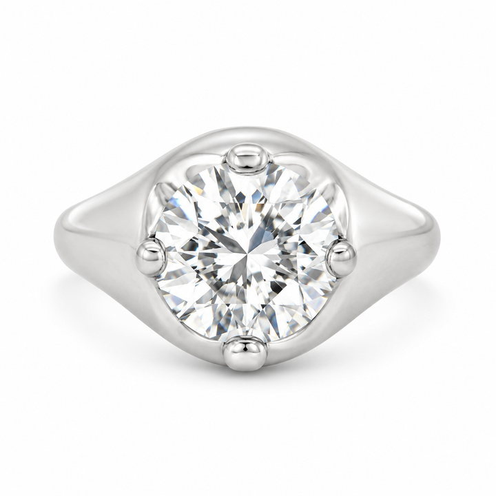 Pre-Owned Bulgari 3.00 CTW Diamond Platinum Engagement Ring
