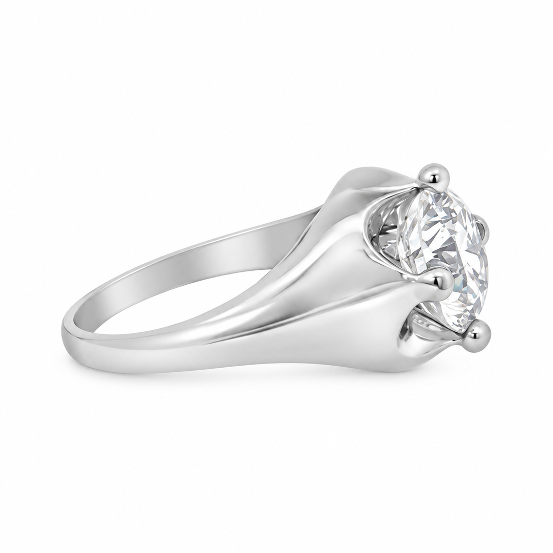 Pre-Owned Bulgari 3.00 CTW Diamond Platinum Engagement Ring
