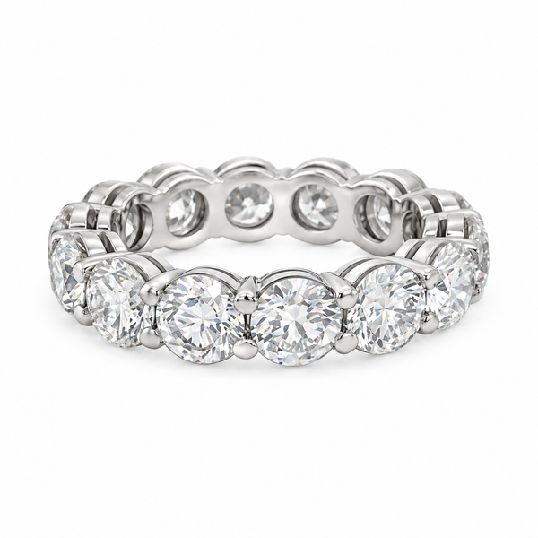 5.64 CTW Diamond Eternity Band Ring in Platinum