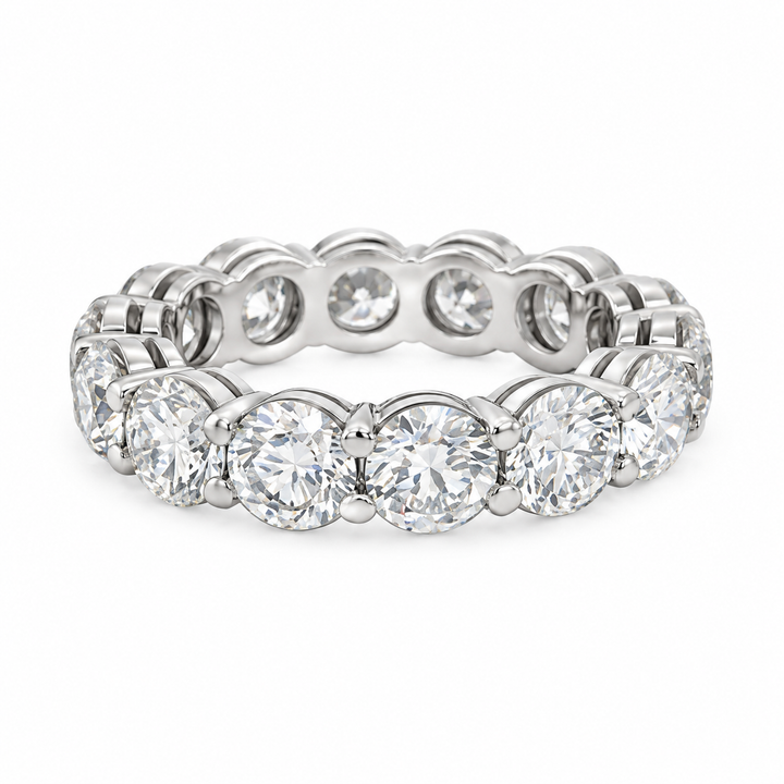 5.64 CTW Diamond Eternity Band Ring in Platinum