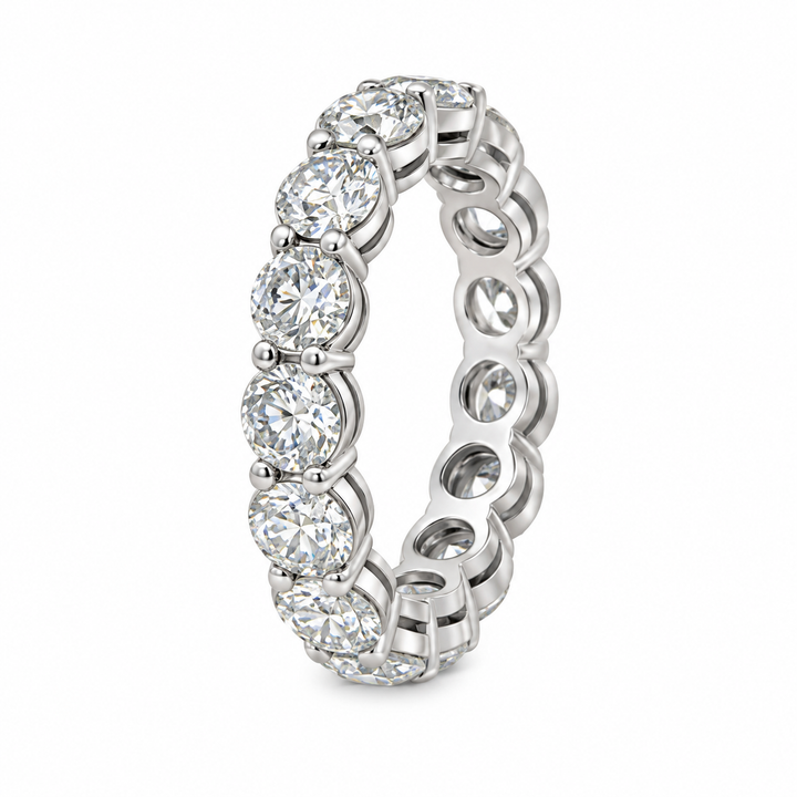 5.64 CTW Diamond Eternity Band Ring in Platinum