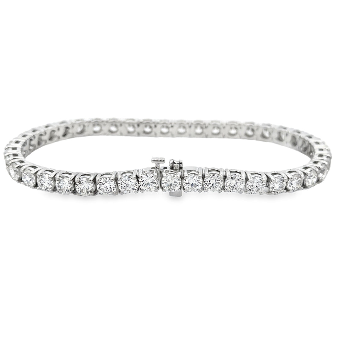 10.02 CTW Diamond Tennis Bracelet in 14K White Gold